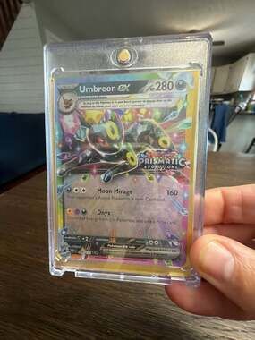 Pokémon TCG Umbreon ex 060/131 Stamped Prismatic Evolutions Surprise Box Promo